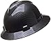 Full Brim Hard Hat Safety Helmet 6 Point Ratcheting System | Meets ANSI Z89.1 | Personal Protective Equipment Carbon Fiber Design