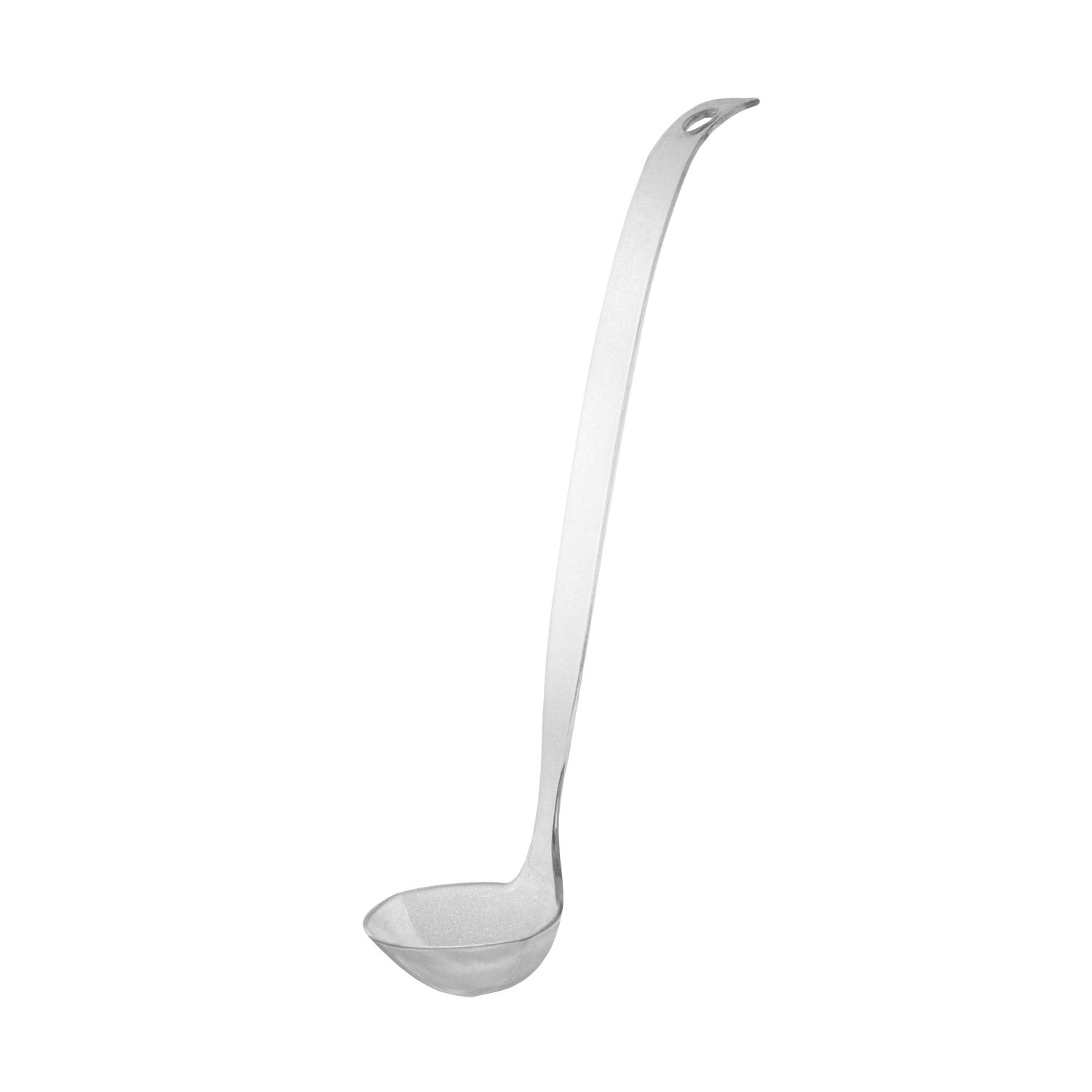 Photo 1 of Party Essentials N024821 Plastic Hangable Ladle with Label, 2-Ounce Capacity, Clear (Case of 48)