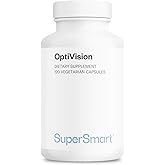 Supersmart - OptiVision (Advanced Formula) - with Bilberry Extract, Black Currant, Lutein, Zeaxanthin, Astaxanthin - Eyes Supplement | Non-GMO & Gluten Free - 120 Vegetarian Capsules