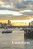 London: Lined Notebook/Journal for Writing, Cover City/View Notebook (110 pages, Lined, 6 x 9 inches by 