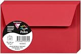 Clairefontaine 5581C Self-Adhesive Envelopes 9x14cm 120 g/m² Red Pack of 20