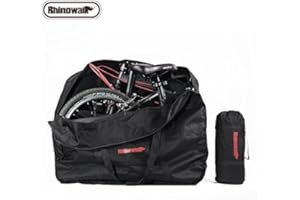 Rhinowalk Folding Bike Carry Bag 20" Thick/ 26" Thin/26 Thick Bicycle Transport Storage Case Bike Travel Bag for Air Travel,Shipping Professional Cycling Accessories