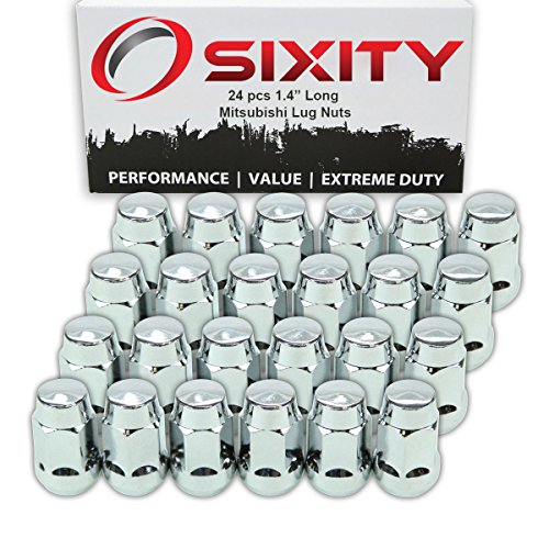 Click Here to See More Images Sixity Auto 24 Chrome Bulge Acorn Wheel Lug Nuts Mitsubishi Mighty Max Sport Montero
