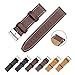 CIVO Watch Bands Top Genuine Grain Leather Watch Band Quick Release Smart Watches Straps 18mm 20mm 22mm