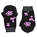 JINX Minecraft Enderman Fingerless Knit Gloves with Convertible Mitten Cover, Black, Youth Fit