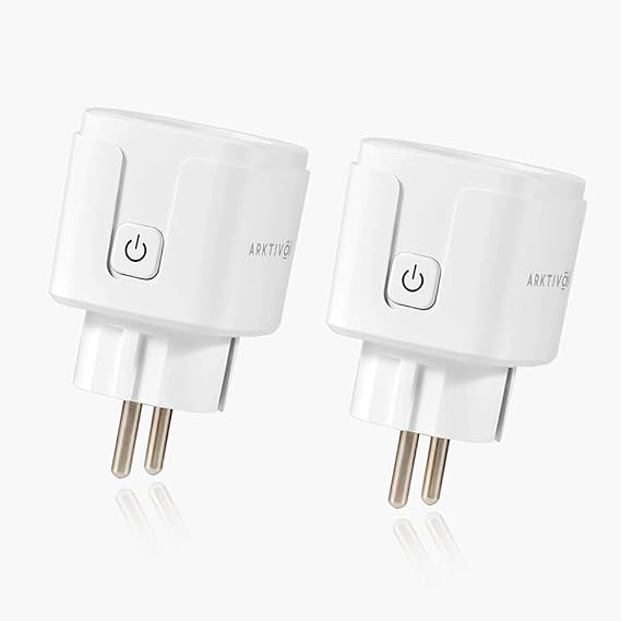 Enchufe Inteligente ARKTIVO Enchufe WiFi Compatible con Alexa Google
Home Enchufe con Control Remoto y Funcin de Temporizado para iOS y
Android Wi Fi Smart PlugSolo soporta 2 4GHz2 PackPrecio estimado 18.9 €
