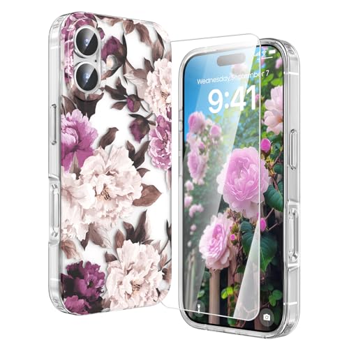 MILPROX iPhone 17 Flowers Case