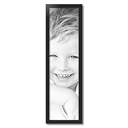 ArtToFrames 10x37 Inch Black Picture Frame, This