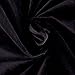 Kaufman Lush Velveteen Black, Fabric by the Yard