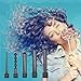 Ohuhu 5 in 1 Curling Iron Wand Set With 5 Interchangeable Ceramic Barrels and Heat Protective Glove for Girls Women Gifts