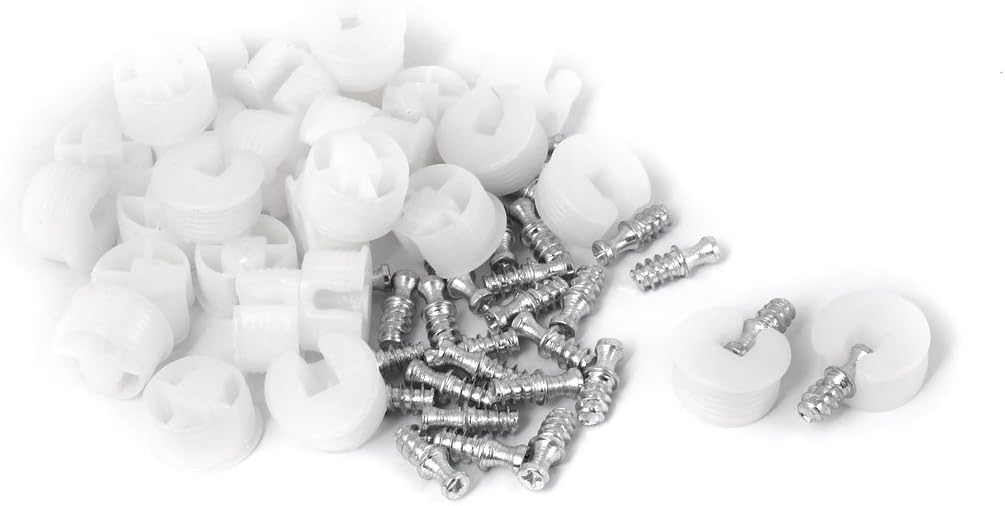 uxcell A16041300ux0399 U Shape Plastic Screw in Shelf Pins