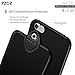 pzoz Case Compatible iPhone 6 Lanyard Case, Silicone Case Cover Holder Long Hanging Neck Wrist Strap Outdoors Travel Necklace Compatible iPhone 6/6s (NOT Plus) (Black)