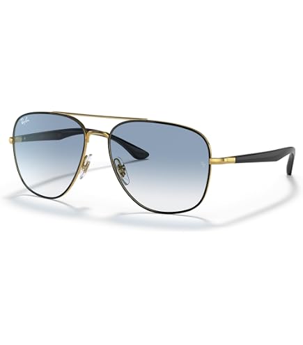 Amazon.com: Ray-Ban Man Sunglasses Arista Gold Frame, G-15 Green