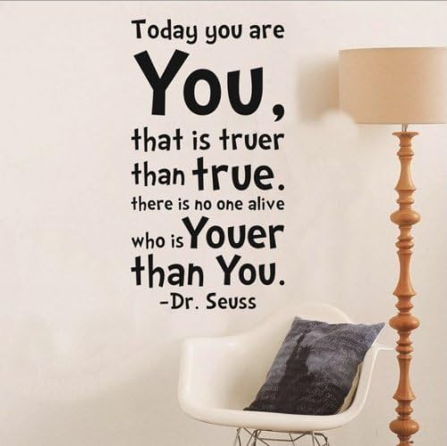 BERRYZILLA Chioum Today You Are You Quotes Wall Art Vinyl Decals - 3383