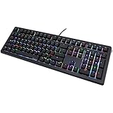 Ducky Channel Shine 5 Cherry MX Switch RGB Lighting Mechanical Keyboard - Nature White