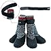 Mihachi Dog Socks Winter Paw Protectors Silicone Sole Anti-Slip Waterproof Boots,L