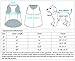 Blueberry Pet Wonderland Floral Sleeveless Dog Dress in Pink Stripe with Peter Pan Collar, Back Length 12