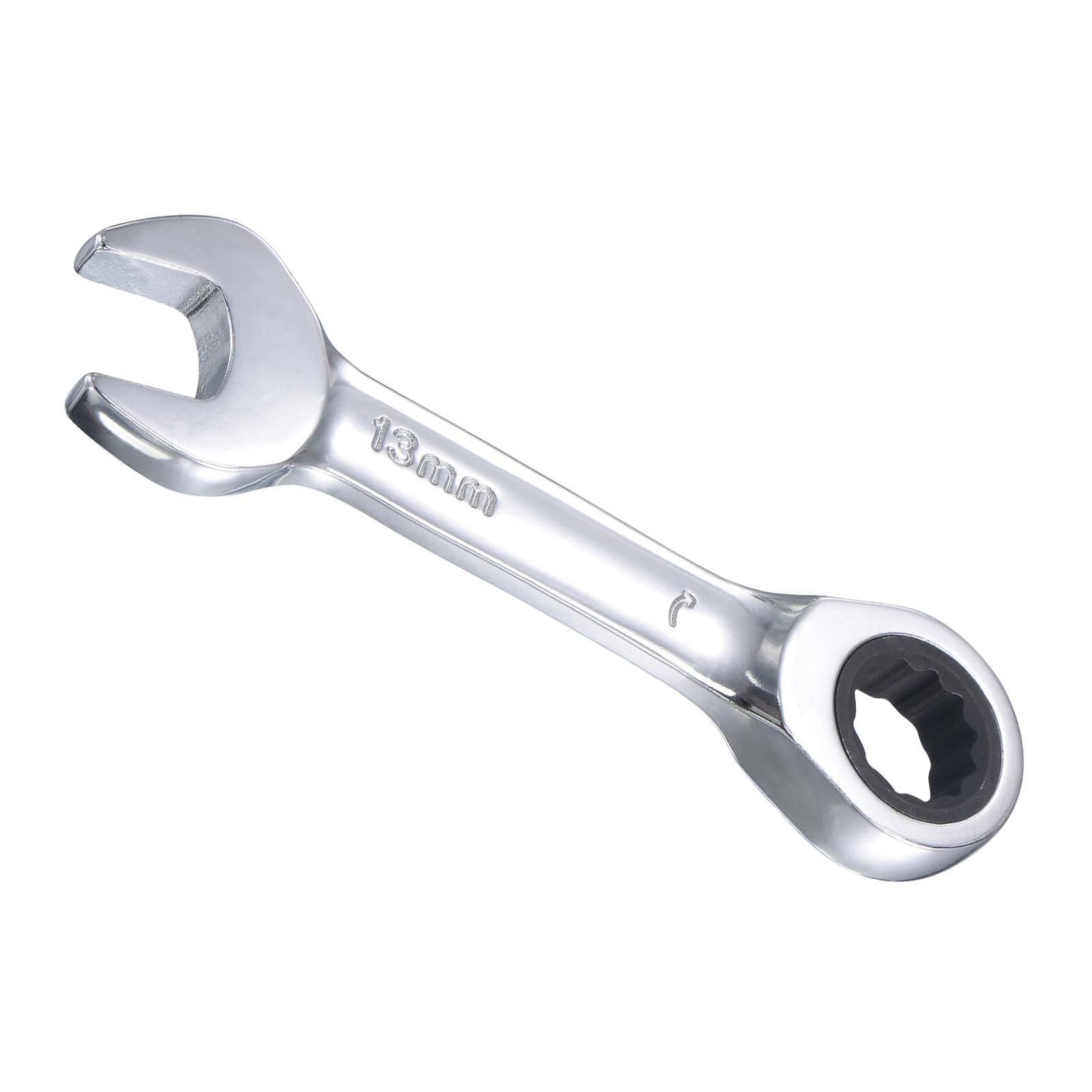 CoCud Ratcheting Wrench, 13mm Head Metric 72-Teeth, Cr-V Combination Wrench Spanner - (Applications: for Repairing Home Tasks)