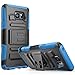 Galaxy Note 5 Case, i-Blason Prime Series Dual Layer Holster for Samsung Galaxy Note 5 with Kickstand and Locking Belt Swivel Clip (Blue)