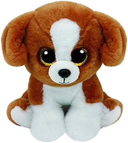 white dog beanie baby
