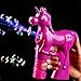 Fun Central BC677 LED 7 Inch Bubble Gun, Bubble Blaster Gun, Bubble Gun Shooter, Pink Bubble Gun, LED Bubble Gun, Toy Gun, Unicorn Bubble Gun with 2 Bottles of Solution.