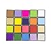 LOVOUS 20 Colors Rainbow Craft Finger Ink pads for Rubber Stamps Card Making Preschool Kids Finger Painting Training Washable Ink Pad Non-toxic