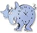 Trend Lab Dr. Seuss Horton Elephant Shaped Wall Clock, Blue