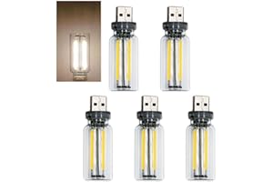 Retro Car Lamps, USB Led Car Interior Atmosphere Lamp,Touch Control LED Night Light,Plug-in USB Automotive Interface Charging