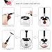 Makeup Brush Cleaner INNOLV Electric Spinning Makeup Brush Cleaner and Dryer Machine Brush Cleaner Spinner 360 Rotation Cleans and Dries all Makeup Brushes In Seconds - Black 