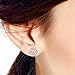 AeraVida Charming Round Swirl Maze Spiral .925 Sterling Silver Stud Earrings | Casual Sterling Silver Stud Earring for Women | Jewelry Gift for All Occasions