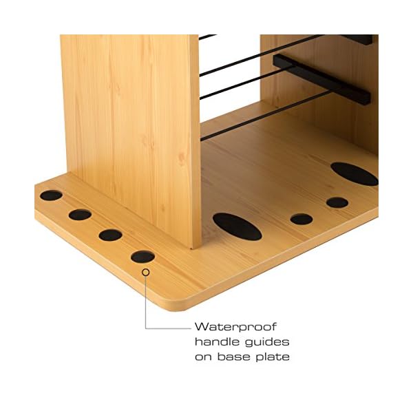 Rush-Creek-Creations-14-Fishing-Rod-Rack-with-Four-Drawer-Storage-and-Dual-Rod-Clips