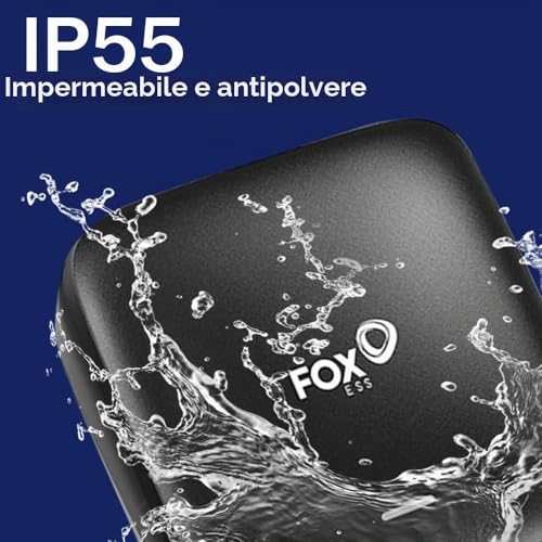 FoxESS Wallbox Type 2 7.3 kW Single Phase 230 V, Adjustable Charging Current 6-32 A, App Control via Wi-Fi, Degree of Protection IP55 & IK08, Dynamic Load Management