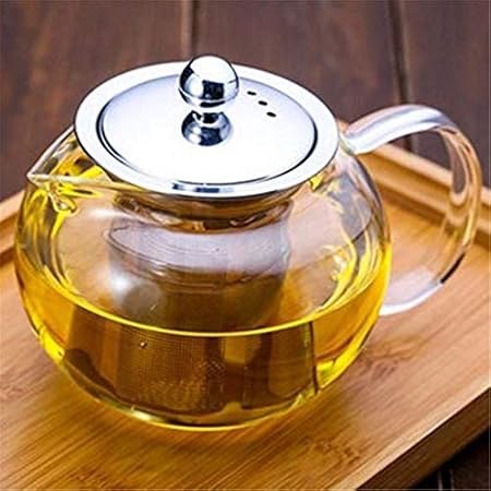 Queta - Tetera de cristal resistente al calor, para oficina en ...