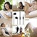 DARK WOLF Sleep Earphone Noise Isolation earplugs for Insomnia, in-Ear soundproof Earplug Soft Earbuds with Mic,3.5mm Jack,Gift Earphone Bag (Black)