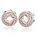 Kokoma Crystal Ear Plugs (Rose Gold-10mm(00G))
