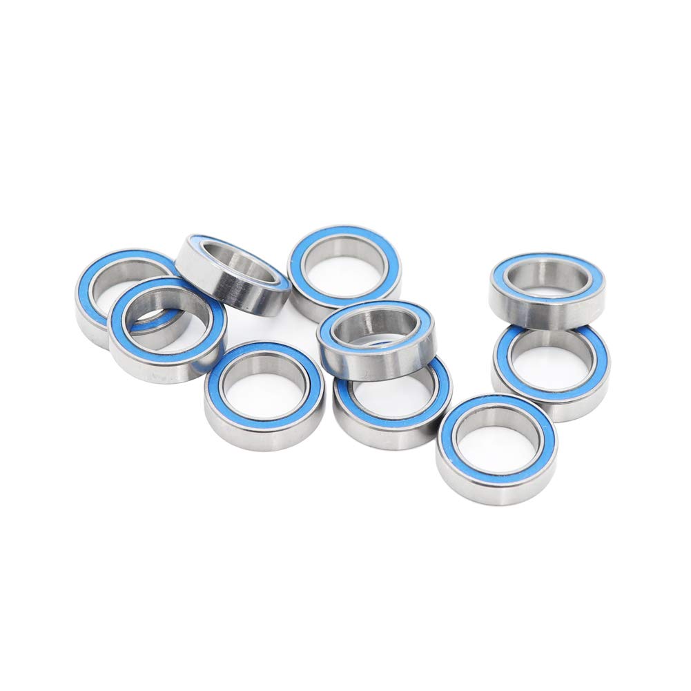 6700RS Ball Bearing 10x15x4mm Compatible with Traxxas 5119,10x15mm ABEC-3 Blue Rubber Sealed Ball Bearings (Pick of 10pcs)