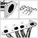 For Honda Accord Performance 4-2-1 Design Stainless Steel Exhaust Header Kit (Polished Chrome)