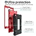 Elegant Choise Compatible with Kindle Fire 8 Case 2018 , Fire HD 8 2017 Case with Stand, Heavy Duty [Shockproof] Full Body Protection Armor Rugged Protective Case Replacement for Amazon Kindle Fire 8 2018 (Red)