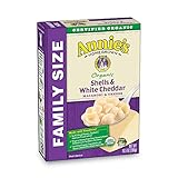 Annie's Organic Shells & White Cheddar Macaroni and Cheese, Family Size (Pack of 6)