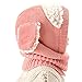 Baby Girls Boys Winter Knit Scarf Hat Warm Earflap Cap for Kids 6-36 Months