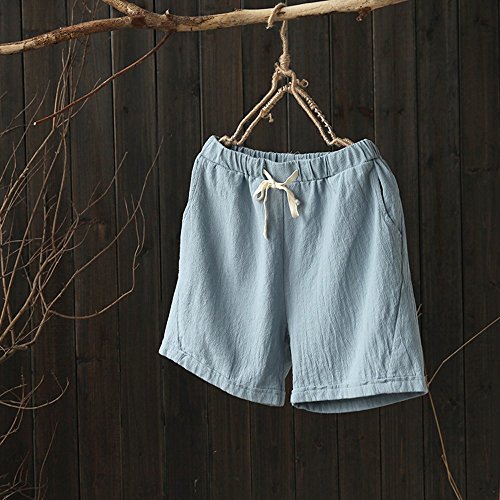 1 Xturfuo+Shorts+Elastic+Waistband+Pockets