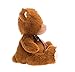 WILDREAM Plush Teddy Bear Stuffed Animals with Ribbon Bow, Shaggy Stuffed First Teddy Bear Plush for Boys/Girls/Boyfriends/Girlfriends, Soft Gifts for Birthday, 8 Inches (Brown)