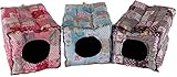 Mkono Hamster Guinea Pig Bed Small Animal Cage Supplies Hammock House Hideout for Rat Hedgehog Ferret Chinchilla