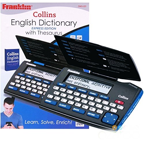 Franklin Electronic Express Collins English Dictionary & Thesaurus - DMQ-221
