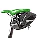 BOGZON Waterproof Mountain Bicycle Rear Seat Pack, Bike Saddle Bag/Handlebar Bag/Strap-on Bag/Toolkit, Black