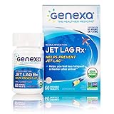Genexa Jet Lag Homeopathic Relief: Certified Organic, Physician Formulated, Natural, Non-GMO, Jet Lag Flight Fatigue Remedy. Helps You Feel Less Fatigued & Fresher After Arrival (60 Chewable Pills)