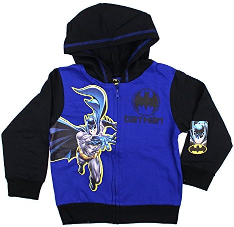 Kids Comic Superhero Zip-UP Fleece Hoodie