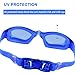 Swim Goggles, EveShine Unisex Clear Swimming Goggles - No Leaking, UV Protection, Anti-Fog Sport Racing Goggles for Adult Junior Youth Kids - Blue