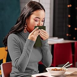Utopia Kitchen Olive Cloth Napkins [12 Pack, 18x18