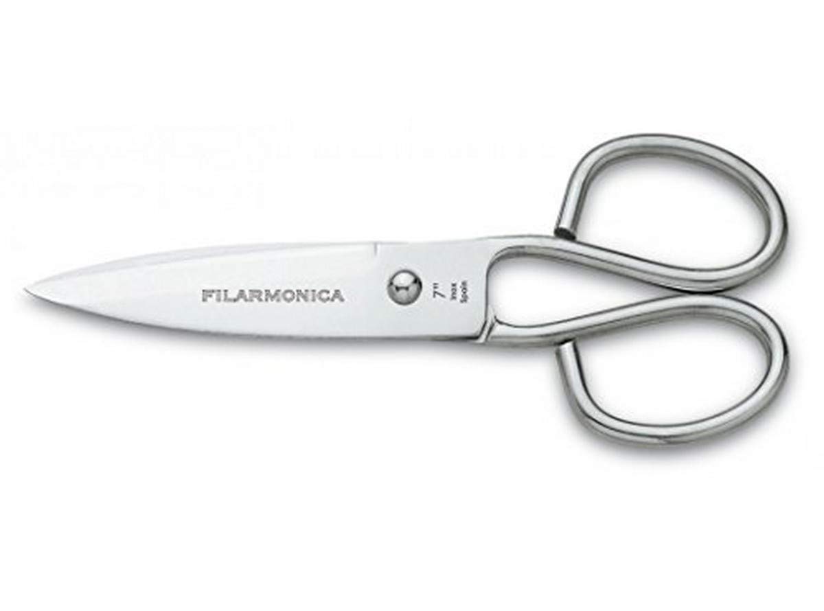 Filarmonica - Kitchen Scissors Toothed Stainless Steel 17.8 cm